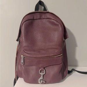 Rebecca Minkoff Plum Leather Backpack